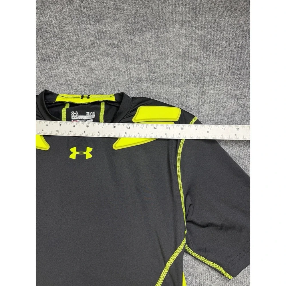 Under Armour Heatgear Gameday Compression Padded Football Shirt XLarge Black